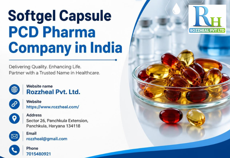 Softgel Capsule PCD Pharma Company in India